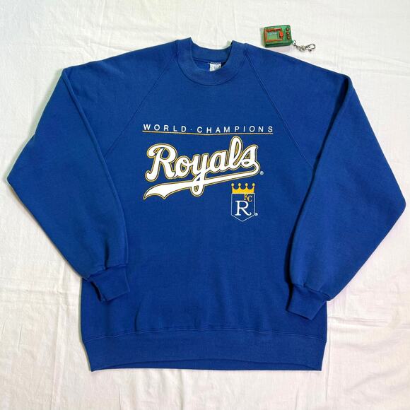 Vintage 1985 Kansas City Royals World Series Champions Sweatshirt - M - Picture 4 of 4